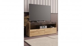 ВЕГАС Тумба ТВ (Дуб Вотан/Ателье темный​​​​​​​) в Салехарде - salekhard.mebel24.online | фото