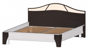 ВЕРОНА Кровать 1600 с основанием (Венге/Анкор светлый) в Салехарде - salekhard.mebel24.online | фото 1