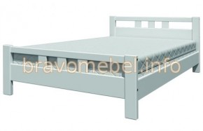 ВЕРОНИКА-2 Кровать из массива 900 (Белый античный) в Салехарде - salekhard.mebel24.online | фото