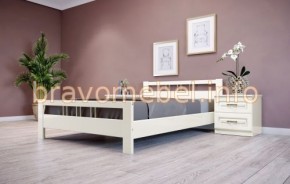 ВЕРОНИКА-3 Кровать из массива 1200 (Слоновая кость) в Салехарде - salekhard.mebel24.online | фото