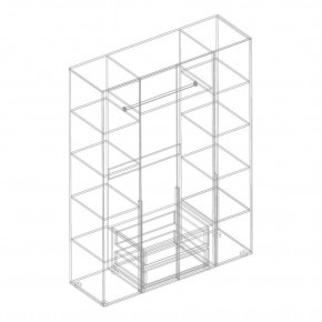 ВИТА Шкаф 4-ств для одежды в Салехарде - salekhard.mebel24.online | фото 2