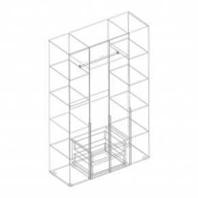 ВИТА Шкаф 4-ств с зеркалом в Салехарде - salekhard.mebel24.online | фото 2