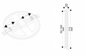 Встраиваемый светильник Arte Lamp Mesura A7974PL-1WH в Салехарде - salekhard.mebel24.online | фото 5