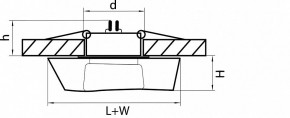 Встраиваемый светильник Lightstar Flutto 006430 в Салехарде - salekhard.mebel24.online | фото 3