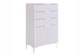 ЗЕФИР Комод (белый муар) в Салехарде - salekhard.mebel24.online | фото